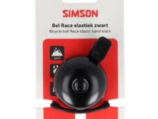 Simson bel Race elastiek bevestiging zwart