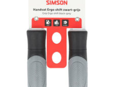 Simson handvatset Ergo shift zwart/grijs