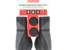 Simson handvatset Ergonomics zwart/antraciet