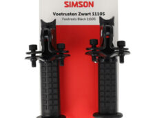 Simson voetrusten 1110S zwart