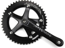 Miche Crankstel Piste Advanced 165mm 48tds. 1/8 zwart