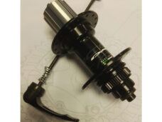 Miche Achternaaf Race DX QR centerlock schijfrem 28g zwart