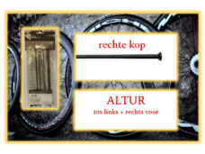Miche spaak Altur 278mm LV+RV zwart (10st)