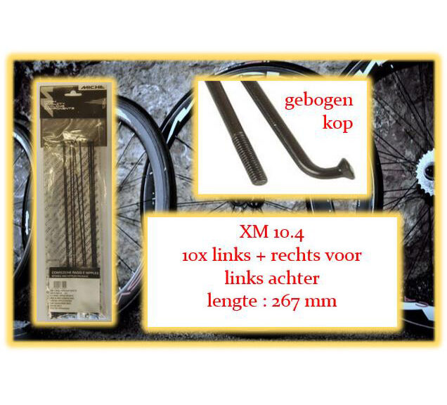 Miche spaken & nippels. ✓ Snel geleverd ✓ Gratis verzending v.a. €75
