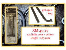 Miche spaak XM 40.27 285mm LV+LA zwart (10st)