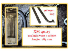 Miche spaak XM 40.27 283mm LV+LA zwart (10st)
