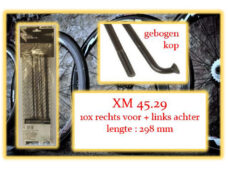 Miche spaak XM 45.29 298mm RV+LA zwart (10st)