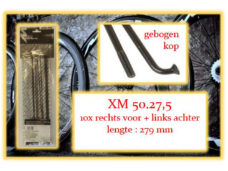 Miche spaak XM 50.27 279mm RV+LA zwart (10st)