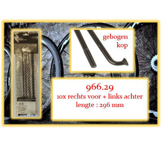 Miche spaken & nippels. ✓ Snel geleverd ✓ Gratis verzending v.a. €75