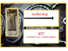 Miche spaak 977 HS 273mm LV+RA zwart (10st)