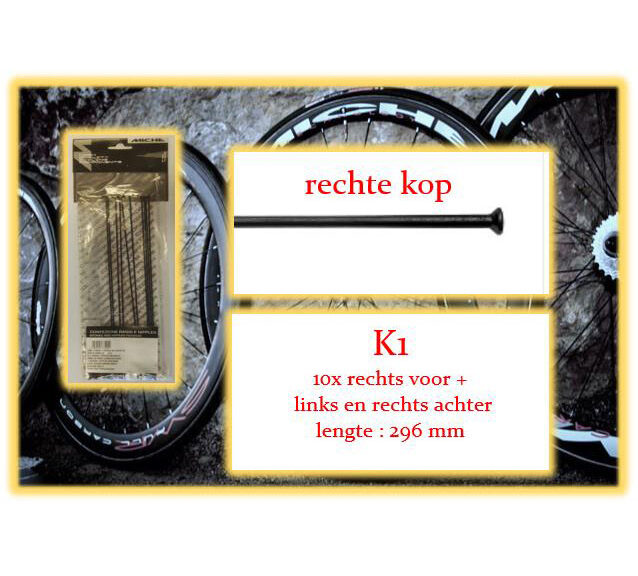 Miche spaken & nippels. ✓ Snel geleverd ✓ Gratis verzending v.a. €75