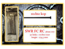 Miche spaak SWR FC RC Clincher 275mm LV+RV zwart (10st)