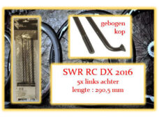Miche spaak SWR FC RC DX 291mm LA zwart (5st)
