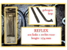 Miche spaak Reflex Dark 274mm LV+RV zwart (10st)