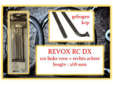 Miche spaak Revox RC DX 268mm LV+RA zwart (10st)