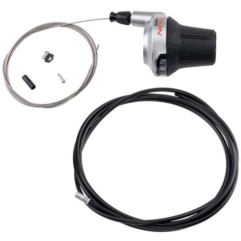 Shimano revoshifter Nexus C3001 7v 2100mm zwart/zilver