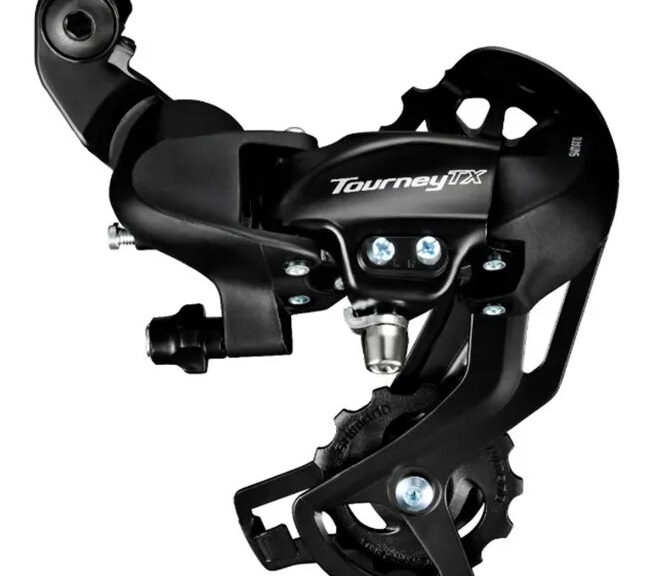 Shimano achterderaileur Tourney 7/8v lange kooi zw OEM