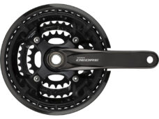 Shimano crankset Deore 3x10v 175mm 26/36/48t zwart OEM