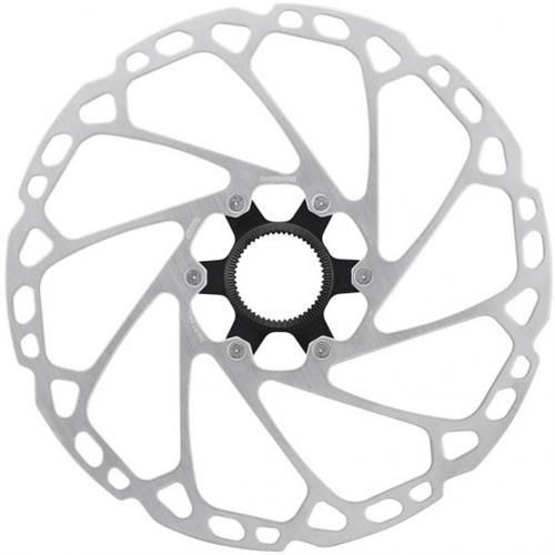 Shimano remschijf Deore 220mm centerlock zilver OEM