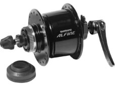 Shimano naafdynamo Alfine DH-S501 36g disc QR zwart