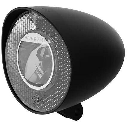 Spanninga koplamp Bullet 40 40lux XDASc dynamo zwart