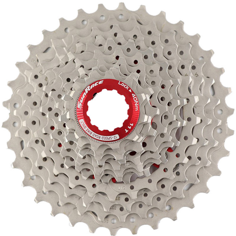 SunRace Cassette zilver