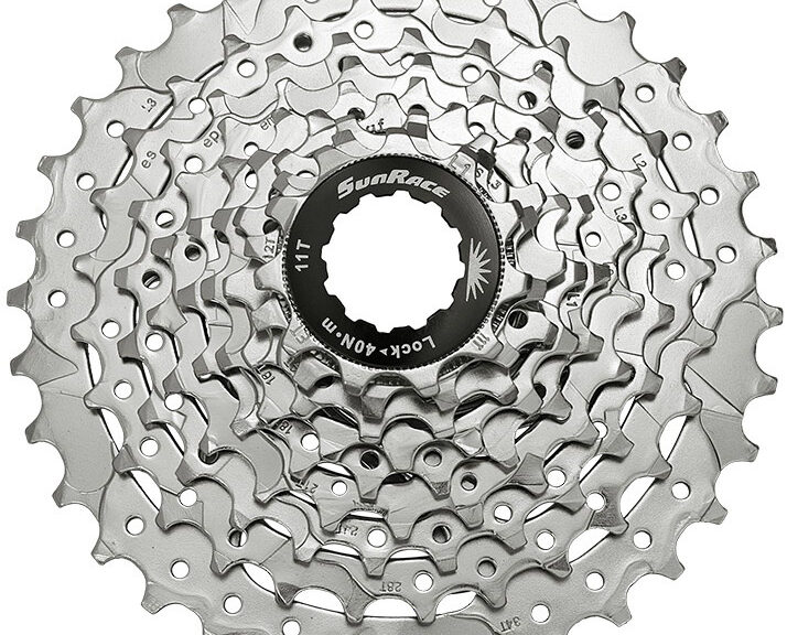 Sunrace cassette CSM96 9v 11-32t nikkel zilver (10st)