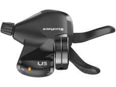Sunrace shifter U-serie DLU961 9v met display push-pull zwart