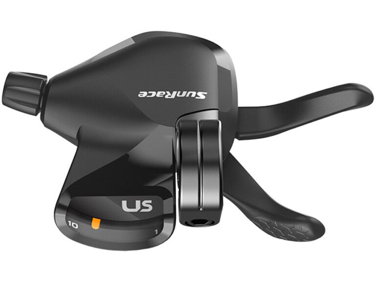Sunrace shifter U-serie DLU961 9v met display push-pull zwart