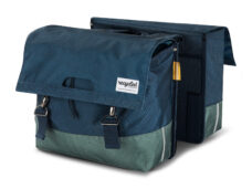 UrbanProof dubbele fietstas RPET 40l blauw-groen