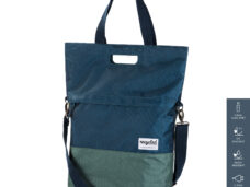 UrbanProof indkøbstaske RPET 20l blå/grøn