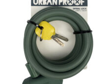 UrbanProof spiraalkabelslot 12mm 150cm mat groen