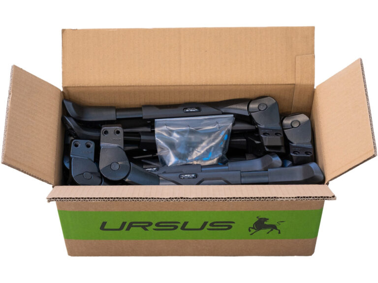 Soporte trasero Ursus King Evo 24-28" 18 mm negro (20 unidades)