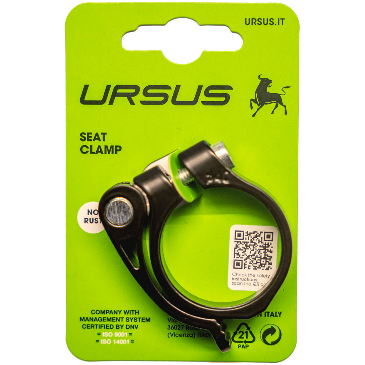 Ursus Zadelpen zwart