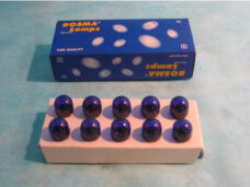 Lamp 12V-10W BA15S blauw