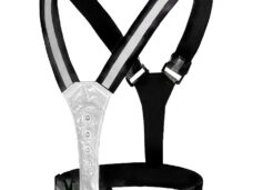 VWP reflecterend sportvest USB oplaadbaar LED one size antra.
