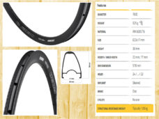 Ambrosio velg RD30 28" 28g zwart