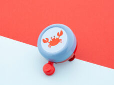 Widek bel Explorer Clappy Crab rood/blauw
