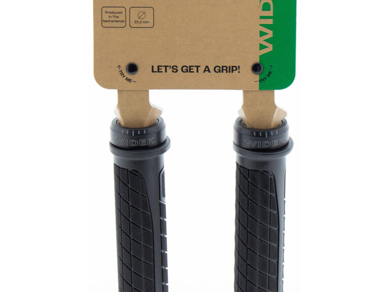 Widek handvatset The Flow alu lock-ring zwart/zwart