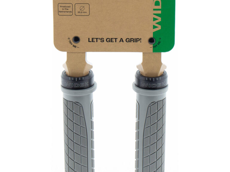 Widek handvatset The Flow alu lock-ring zwart/grijs