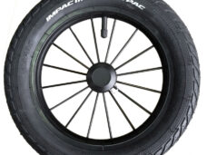 Aanhangwagen-wiel m/band 12" gespaakt 502975 mini boy