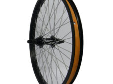 Achterwiel 20" Freestyle 14mm as 48-gts zw/zw freewheel