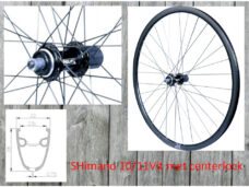 Velox achterwiel 28" 11V QR hybride/gravel disc CL 135mm
