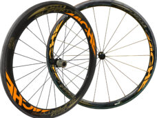 Miche wielset Supertype 358 Shim.Full Carbon(tube) zw/goud