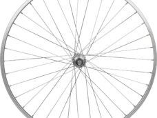 Roland achterwiel P24H 28" 36g 7v pion vaste as alu zilv