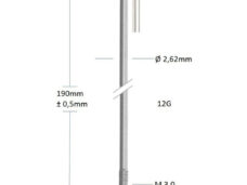 Alpina spaak zink 12-150 zonder nippel (144st)