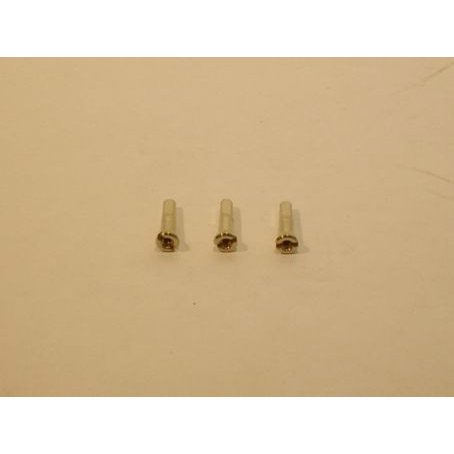 Sapim spaaknippel 14 Polyax 16mm zilver messing (100st)
