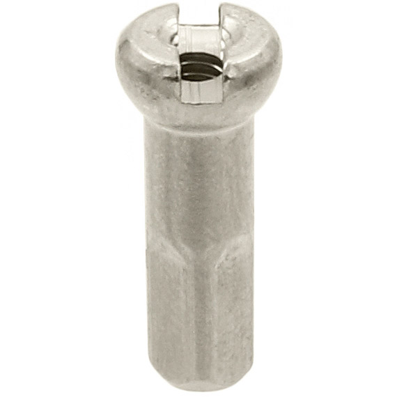 Sapim spaaknippel 14 Polyax 14mm zilver messing (100st)