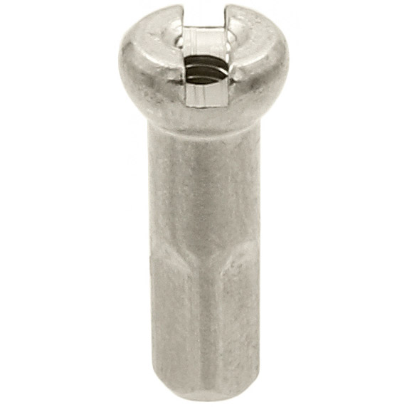 Sapim spaaknippel 14 Polyax XL 16mm messing zilver (500st)