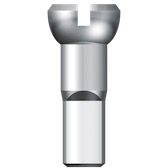 Sapim spaaknippel 13 polyax XL 14mm messing zilver (100st)